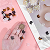 30Pcs 3 Colors Acrylic Buttons FIND-OC0003-88-3