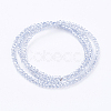 Electroplate Glass Beads Strands EGLA-J025-F19-2