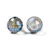 Transparent Electroplate Glass Beads EGLA-N002-31-G07-2