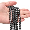 Natural Obsidian Bead Strands X-G-R173-8mm-02-4