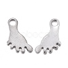 Non-Tarnish 201 Stainless Steel Charms STAS-F255-025P-2