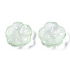 Transparent Spray Painted Imitation Jade Glass Beads GLAA-Q089-003-E003-3