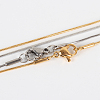 304 Stainless Steel Snake Chain Necklace Making STAS-P045-17-1