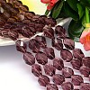 Faceted Polyhedron K9 Glass G-M190-11x8mm-11A-1