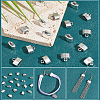 100Pcs Tibetan Style Alloy Cord Ends FIND-NB0004-53-4