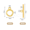 50 Sets Alloy Ring Toggle Clasps FIND-DC0002-77-2