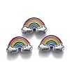 Alloy Enamel Slide Charms ENAM-L033-001P-1