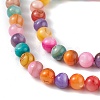 10 Strands Colorful Natural Freshwater Shell Dyed Beads Strands SHEL-M018-02-3