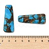 Assembled Bronzite and Synthetic Turquoise Pendants G-R437-05-3