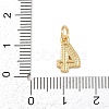 Brass Charms KK-G544-10G-04-3