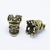 Brass Cubic Zirconia Beads KK-P130-043AB-NR-1