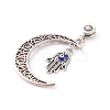 Tibetan Style Alloy European Dangle Charms PALLOY-JF00711-6