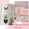 200Pcs 4 Styles Cloth Artificial FLower AJEW-SP0003-68-6