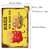 Rectangle Metal Iron Sign Poster AJEW-WH0157-310-2