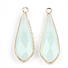 Natural Gemstone Pendants X-G-S344-21A-2