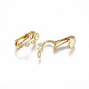304 Stainless Steel Clip-on Earrings Findings STAS-L234-136G-2
