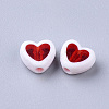 Transparent Acrylic Beads X-TACR-T004-09-2