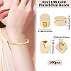 100Pcs Brass Beads KK-BBC0022-70-2
