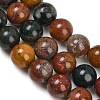 Natural New Ocean Jasper Bead Strands G-G954-01-8mm-8