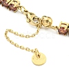 Rhinestone Bracelet BJEW-C049-01G-02-3