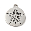 Non-Tarnish 201 Stainless Steel Pendants X-STAS-E015-04P-1