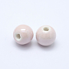 Glazed Porcelain Beads PORC-D001-12mm-24-2