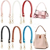 6Pcs 6 Colors PU Imitation Leather Bag Handles FIND-PH0009-49-1