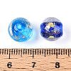 Handmade Gold & Silver Foil Glass Beads FOIL-N030-03A-01-4