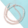 Natural Rose Quartz Beads Strands G-G085-B19-01-2