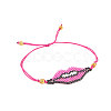 Glass Seed Beaded Link Bracelets IH4202-3-2