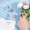 8Pcs 8 Styles 304 Stainless Steel Open Cuff Rings Set RJEW-UN00005-4