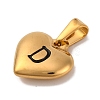 304 Stainless Steel Pendants STAS-P278-01D-G-1-2