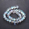 Synthetical Moonstone Round Beads Strands G-M049-10mm-02J-2