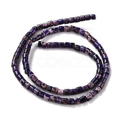 Natural Imperial Jasper Beads Strands G-P460-06B-1