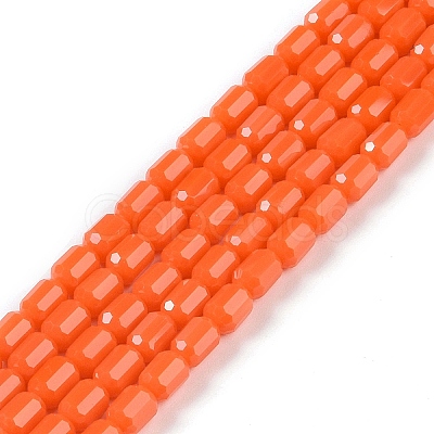 Opaque Glass Beads Strands GLAA-G112-04M-1