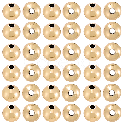 Brass Spacer Beads KK-BBC0015-08A-1