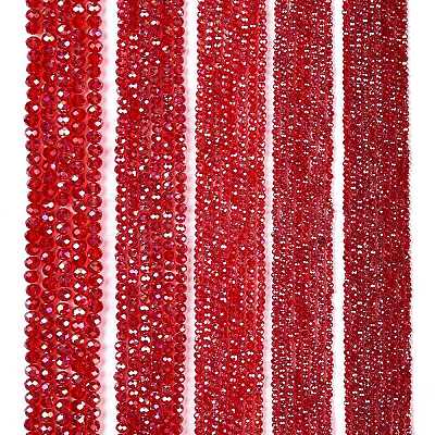Electroplate Glass Beads Strands LS-EGLA-A044-T8mm-B01-1