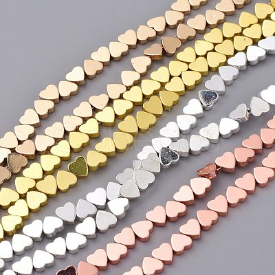 Non-magnetic Synthetic Hematite Beads Strands G-A181-A03-1