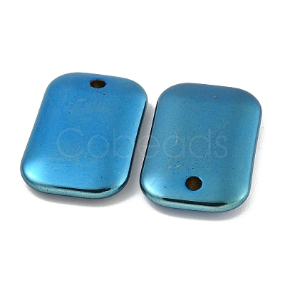 Electroplated Synthetic Non-Magnetic Hematite Pendants G-C136-05A-1