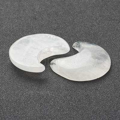 Natural Quartz Crystal Cabochons G-A182-02F-1
