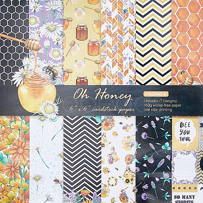 24Pcs 12 Styles Scrapbook Paper Pads DIY-WH0028-48B-1