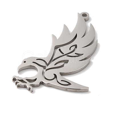 Non-Tarnish 304 Stainless Steel Pendants STAS-U010-18P-1