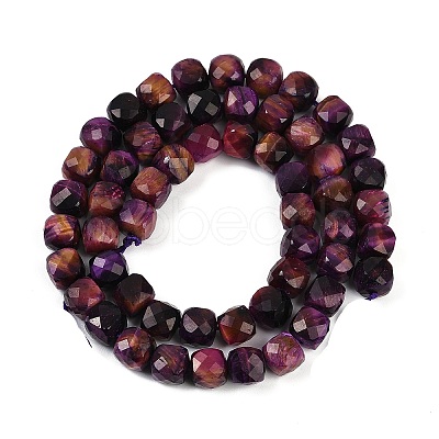 Natural Tiger Eye Dyed Beads Strands LS-G-H028-A01-07-1