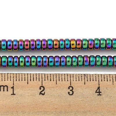 Electroplated Synthetic Non-magnetic Hematite Beads Strands G-K361-A06-02-1