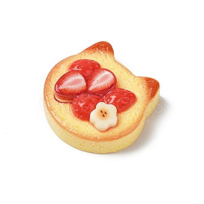 Cute Opaque Resin Cabochons RESI-G106-02B-1