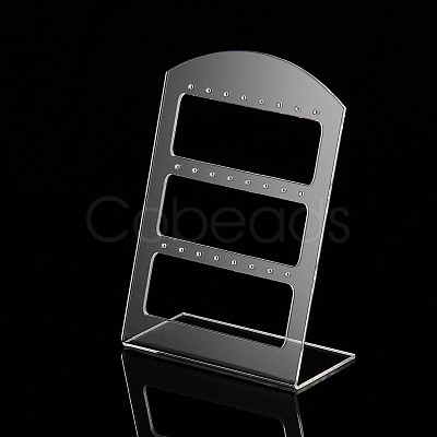 Organic Glass Earring Display Racks LS-EDIS-N001-02B-1