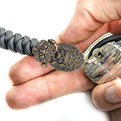 1Pc Tibetan Style Brass Shackle Clasps KK-NB0003-67A-1
