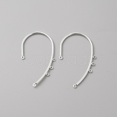 Iron Ear Cuff Findings EJEW-WH0017-79S-1