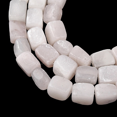 Natural Selenite Beads Strands G-B155-D17-1