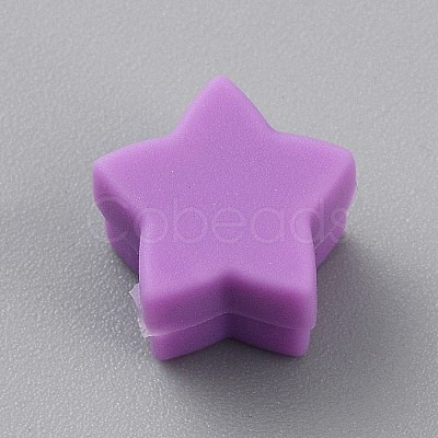 Star Silicone Focal Beads LS-SIL-TAC0008-08L-1